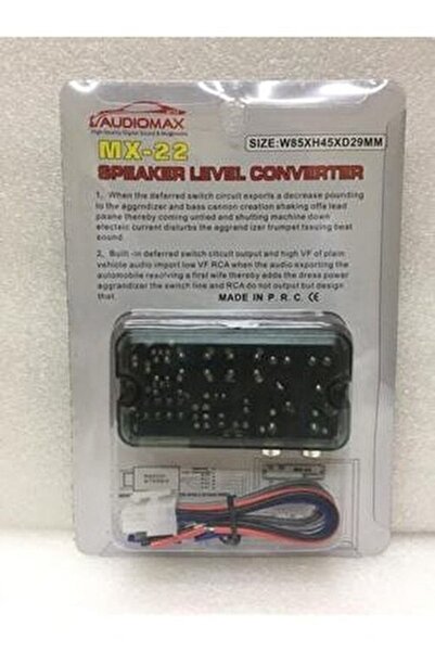 Genel Markalar Mx-22 Oto Teyp Anfi Çıkış Çevirici Dönüştürücü