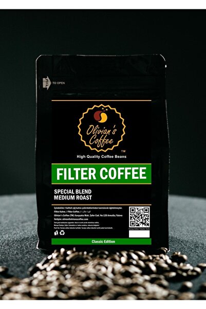 Oliviani Espresso Çekirdek Kahve (1KG.) - Yumuşak Içimli