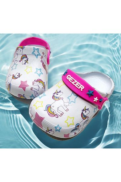 GEZER Παιδικά σανδάλια Eva Rabbit Figured - Παντόφλες παραλίας, θάλασσας, τρύπας πισίνας