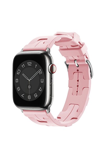 PSGT Apple Watch seri 10-11 46 mm 9/8 7 49 45mm 44mm 42mm Ultra 2 49mm Uyumlu Silikon Kordon