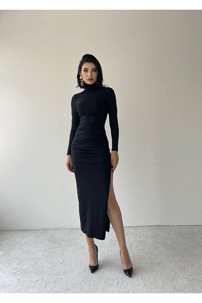 Natavan Rochie midi cu decolteu rochie