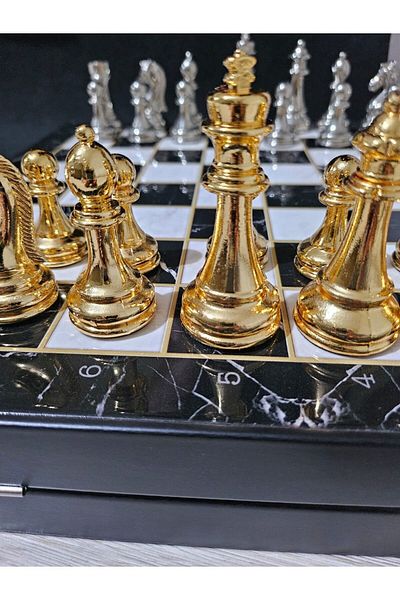 GİTTİGİTTİ CKR-105 LARGE CLASSIC BOXED CHESS SET 37*37 CM