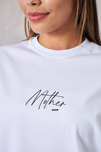 The Champ Clothing Tricou alb de damă - Mother Hood Written