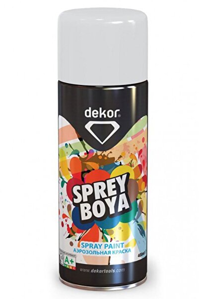 Dekor Efektli Akrilik Sprey Boya Parlak Beyaz 400 Ml