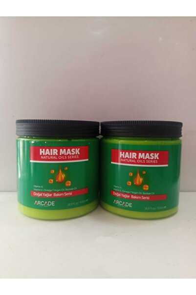 Arcade Saç Bakım Maskesi 500 ml ( Dağal Yağlar Bakım ) ( Kuru Saçlar İçin )