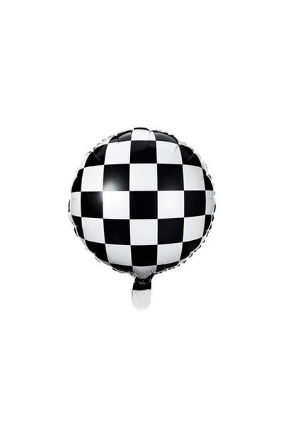 LOTUS PARTY 3 Year Old Birthday Motorcycle Racing Themed Set - Black Figure Foil Balloon Wheel