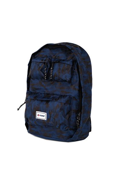 ICONE BAG Σακίδιο πλάτης με στάμπα παραλλαγής Icone με τέσσερις τσέπες