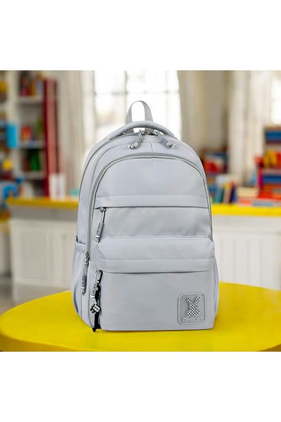 Shopiolog 100% Waterproof Laptop School Bag with 4 Main Compartments - 2 Water Bottle Pockets and Back Support
