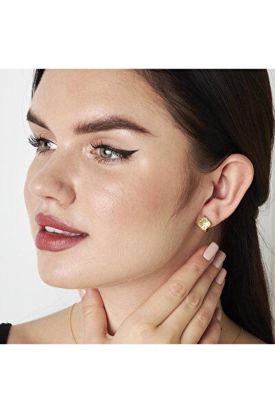 nevamkuyumculuk Parlak Yonca Küpeleri