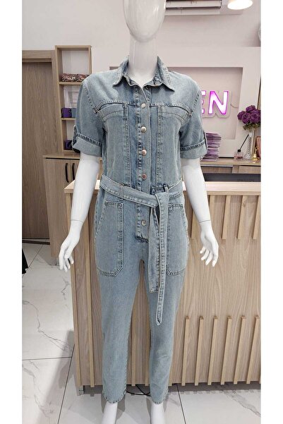 ORJEEN KADIN POLO YAKALI GÖĞÜSÜ KISMI VE YANLI CEPLİ KAPAMASI DÜĞMELİ VE KUŞA...