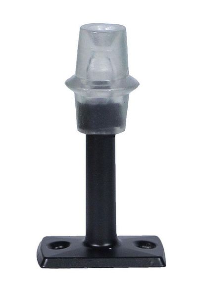 Badem10 Door Handle Stopper Buffer Matte Black 8 Cm Metal Door Stop Stopper Holder Holder Silicone