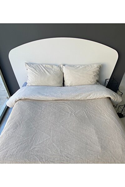 ROZET TEKSTİL Müslin Yatak Örtüsü/Pike 4 Katlı 240 x 230 Çift Kişilik