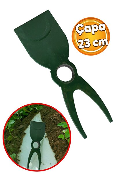 Badem10 Metal Çapa El Bahçe Çapası Çift Taraflı Çatallı Düz Hobi Çapası 23 Cm...