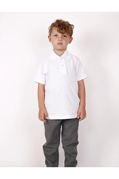 NOBLE STORE Παιδικό μπλουζάκι Comfort Polo Neck - Κοντό μανίκι, μονόχρωμο, Sc...