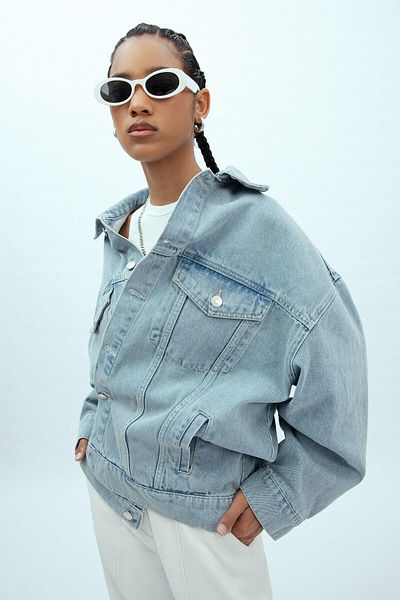 Manuka 1975 JEANSJACKE EISBLAU
