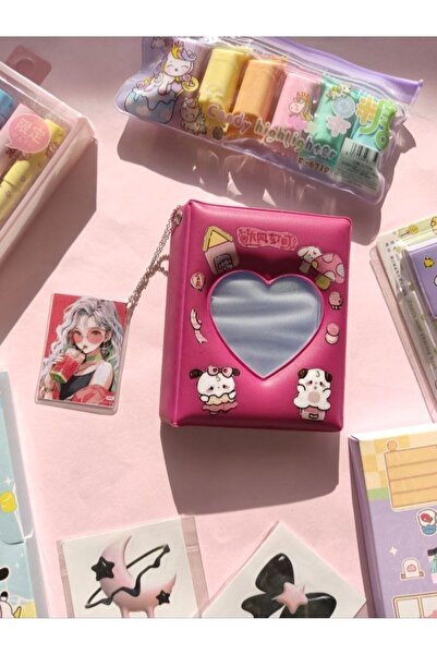 Binder kpop PCfotokart fotoğraf sleve Kawai holder