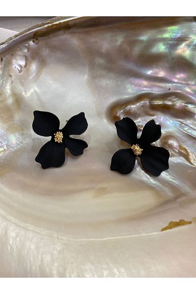 sema aksesuar Women's Flower Model Earrings - Floral Earrings