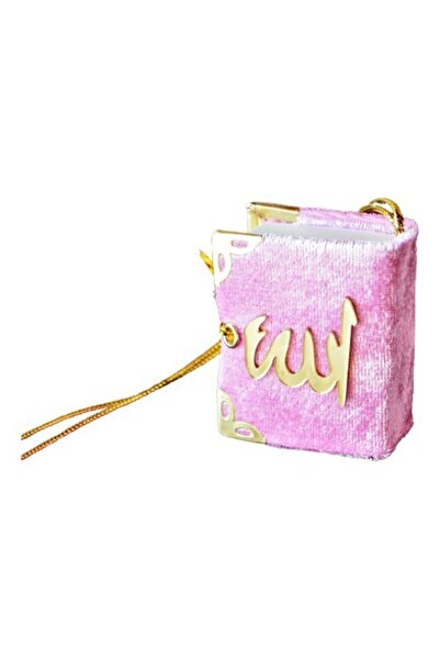 ŞEYMA SULTAN ÇEYİZ Pembe Kadife Küçük Boy Hediyelik Kur'anı Kerim