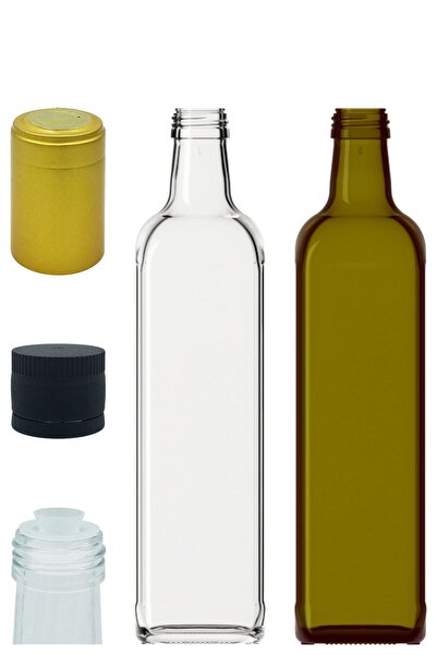 Afracam 1000 ml Green and Transparent Maraska - Oil Pot, Lid and Hooded Corne...