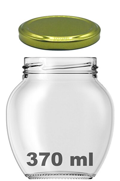 Afracam 370 ml Metal Gold Konserve Kapaklı 370 Cc Şeffaf Yumurta Cam Kavanoz ...