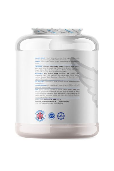 Supplementler Whey Isolate 2000 gr - Çilek