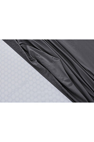 Doqu Home Anthracite Double King Size Bed Sheet - Colorful Fitted