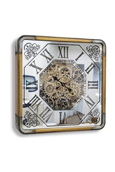 Time Gold Çarklı Duvar Saati