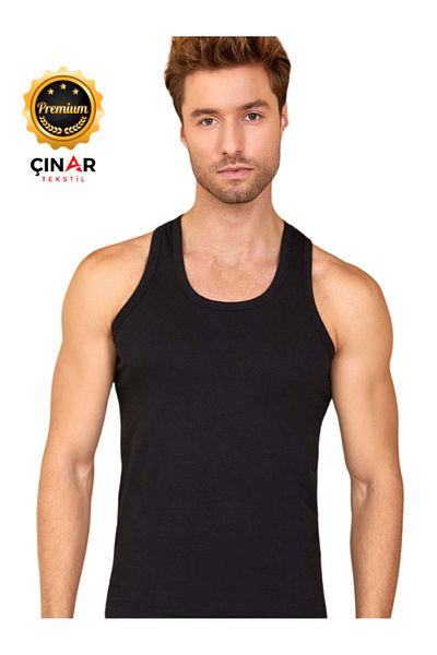 Berrak Men's Cotton Clear Undershirt - Simple and Stylish Single