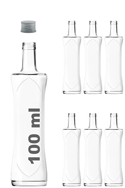 Afracam 6 Pieces 100ml Transparent Pyramid Sauce Bottle - Curved Glass Bottle...