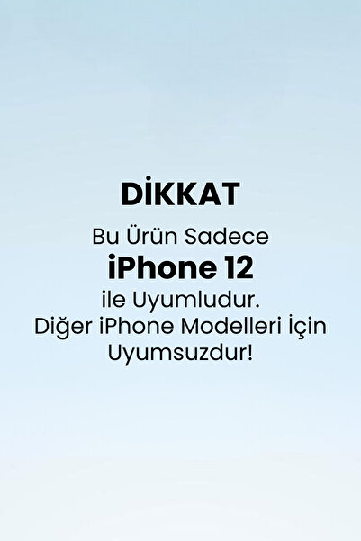 Ekru Cep iPhone 12 Magsafe Wireless Kılıf Köşe Korumalı Darbe Emici Şeffaf Sert Silikon Kapak