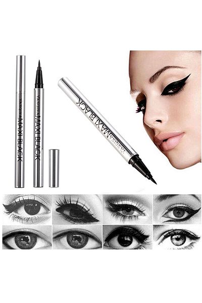 Universal Eyeliner Deina Maxi Black Black Liquid Eyeliner
