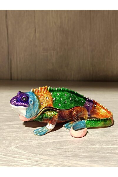 Miamantra Taşlı Iguana Mücevherlik / Dekoratif Biblo