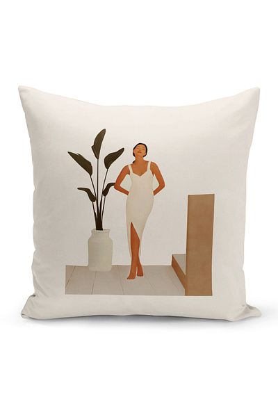 Bertille Home Κάλυμμα μαξιλαριού ριχτάρι διπλής όψης σειράς Bohemian (Κάλυμμα μαξιλαριού Bohemian)
