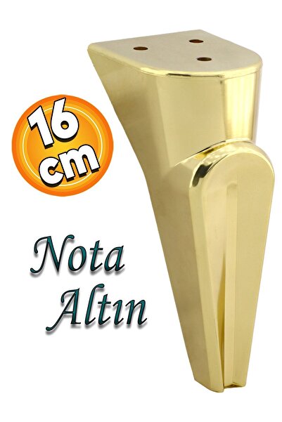 Badem10 Nota Mobilya Kanepe Sehpa TV Ünitesi Koltuk Ayağı Baza Ayakları Altın...