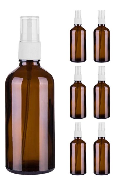 Afracam 100 ml Amber Kapaklı Beyaz Sprey 100 Cc Fısfıs Kolonya Dezenfektan Ka...