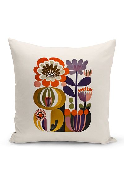 Bertille Home Bohemian Series Double Sided Digital Printed Throw Pillow Case (Bohemian Cushion Cover)