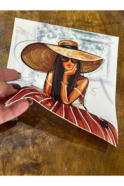 Gönülden Tasarım 19X18 CM COLORAT RASARIM FATA VISUALĂ ARMĂ CUSUTĂ APPLICAT