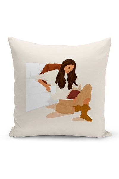 Bertille Home Bohemian Series Double Sided Digital Printed Throw Pillow Case (Bohemian Cushion Cover)