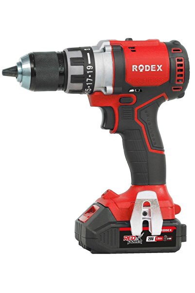 Rodex Rpx2350f Kömürsüz Darbeli Matkap 20 V Çift Akülü Vidalama