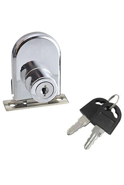UGR Cam Kilidi 21 Mm Metal 2 Anahtarlı Vitrin Pano Mobilya Kilidi