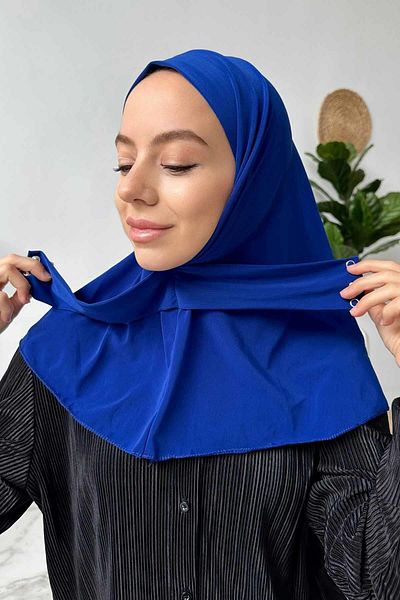Ka Hijab Snap Bonnet - Saks Blue