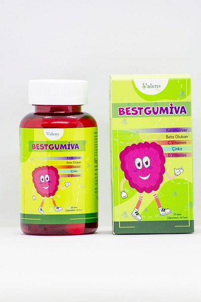 Valens Bestgumiva Raw Containing Vitamins and Minerals - 30TBImmunity 30ml Drops
