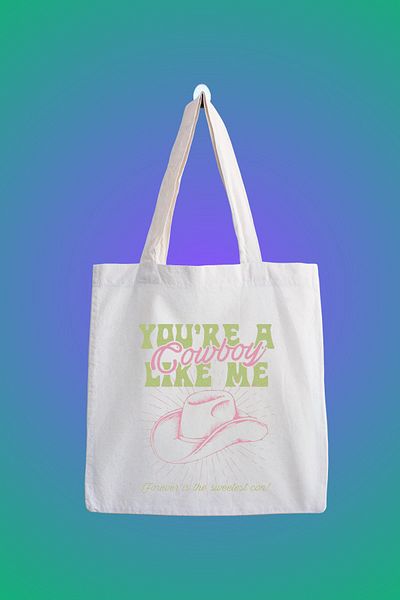 designedfy Cowboy Printed Waterproof Cloth Bag