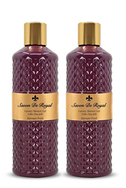 Savon De Royal Luxury Vegan Duş Jeli Baroque Pearl 500 ml 2 Adet, Meyvemsi, Y...