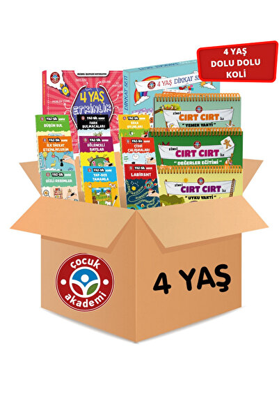 Çocuk Akademi 4 Yaş Çocuklara Özel Ekonomik Koli