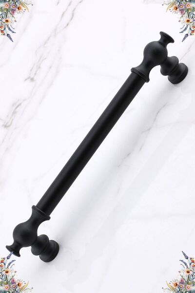 Badem10 Arya 128 mm Mâner metalic negru Mobilier Bucătărie Sertar Dulap Dulap Capac Mâner Mâner 128 mm