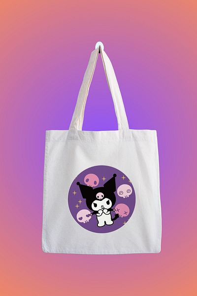 designedfy Kuromi 2 - Waterproof Printed Cloth Bag