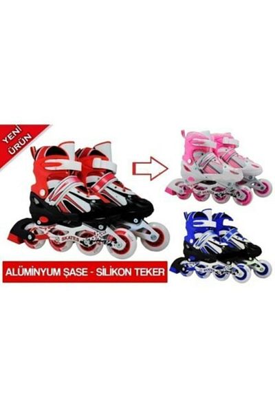 Burak Adjustable Double Wheel Aluminum Lilac Color