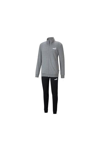 Puma Ανδρικό σετ αθλητικής φόρμας casual - Clean Sweat Suit 58584003   Γκρι