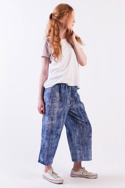 Akel Women's Indigo Trousers 5008A